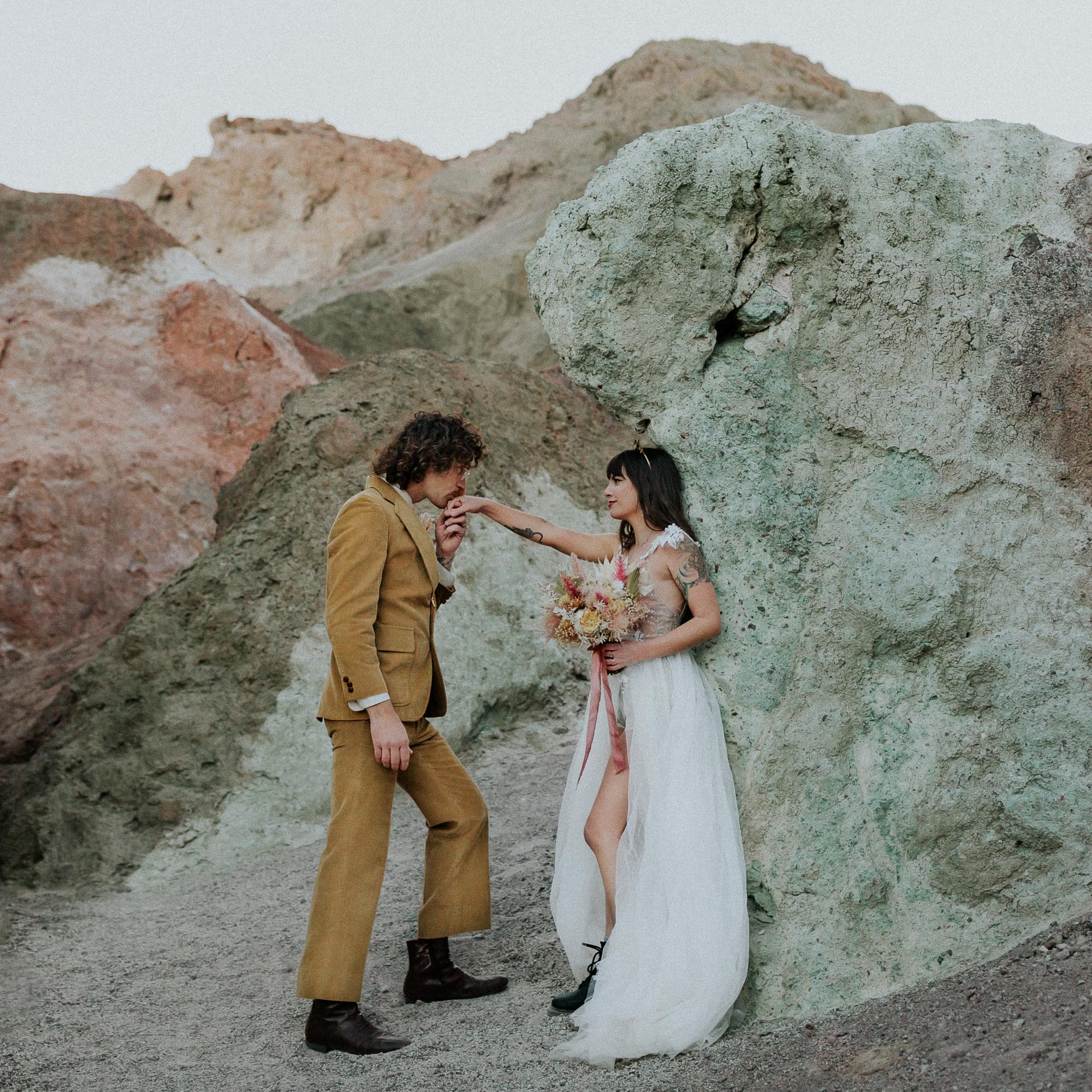 desert wedding death valley national park elopement