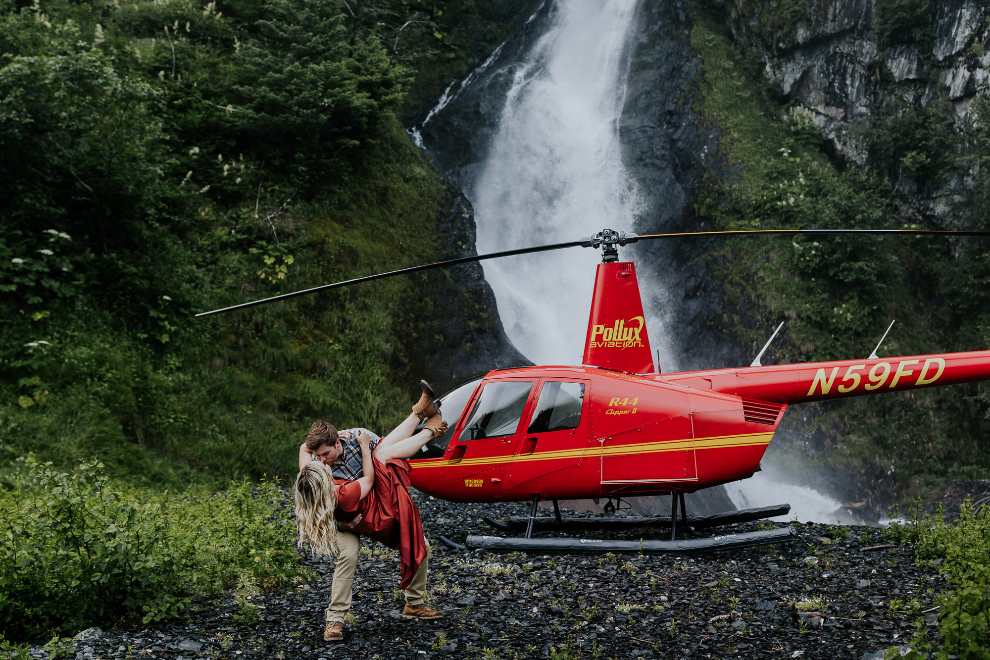 adventure alaska engagement helicopter