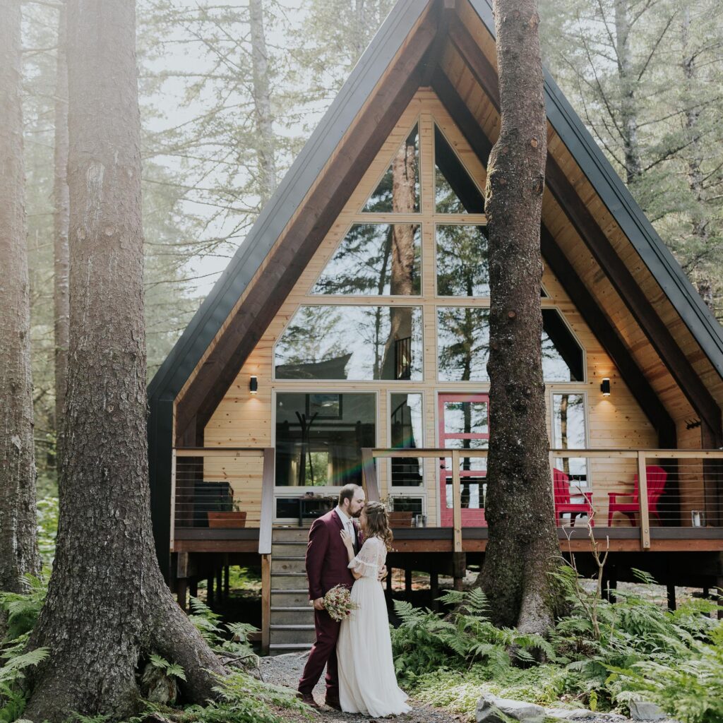 salted roots cabins wedding alaska seward helicopter elopement