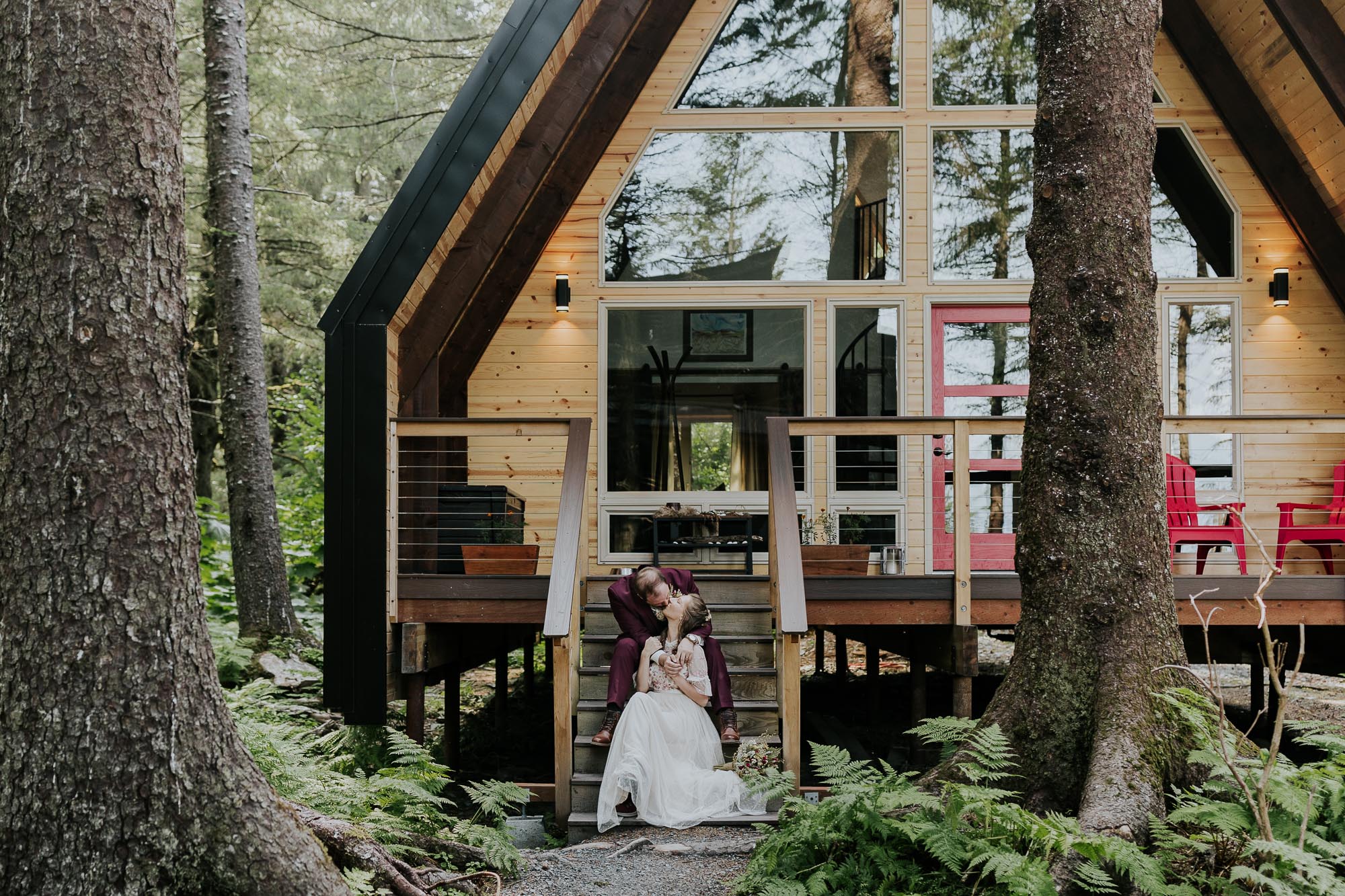 salted roots cabins wedding alaska seward helicopter elopement