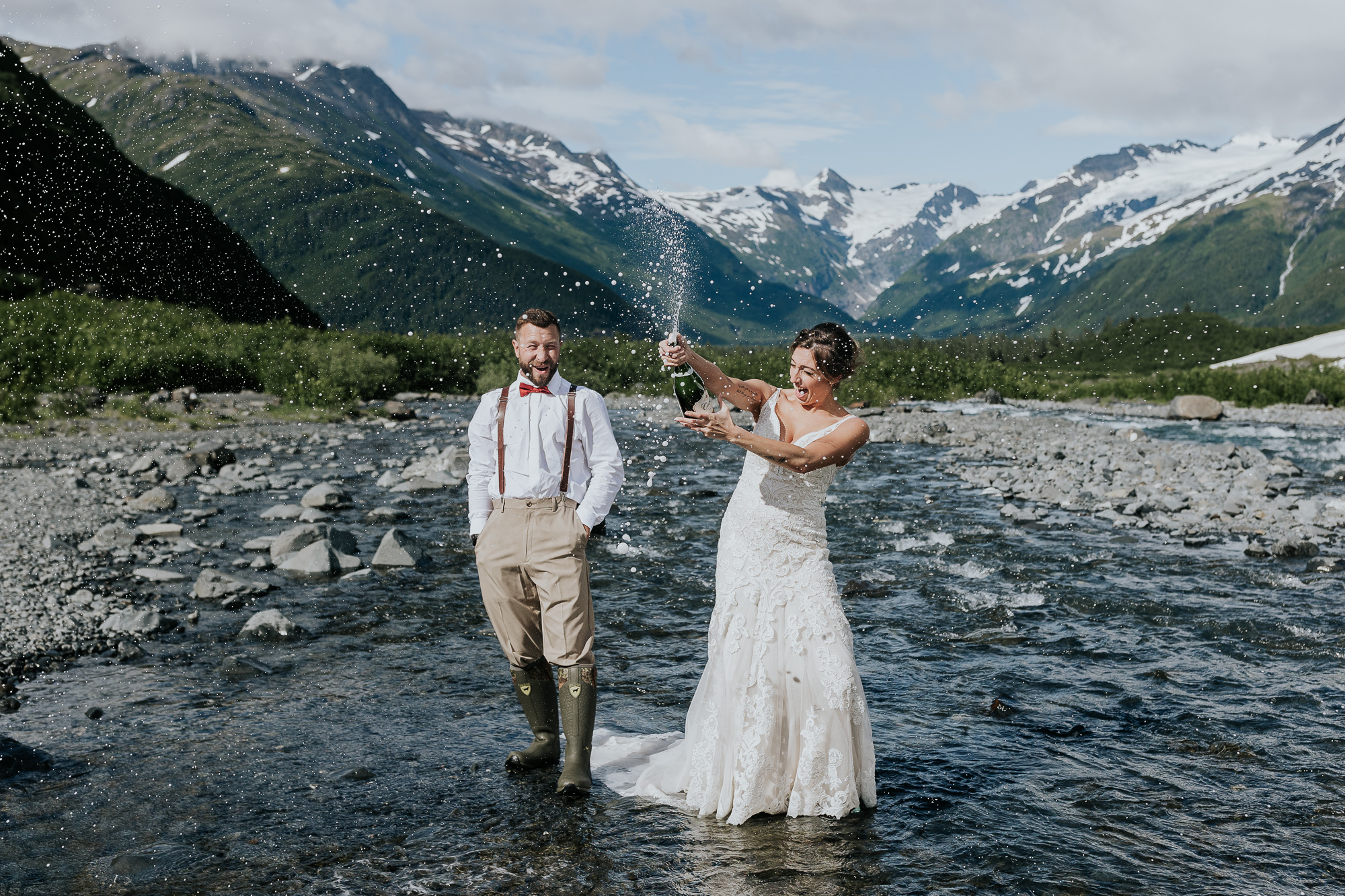 alaska glacier hiking elopement alaska wedding photographer