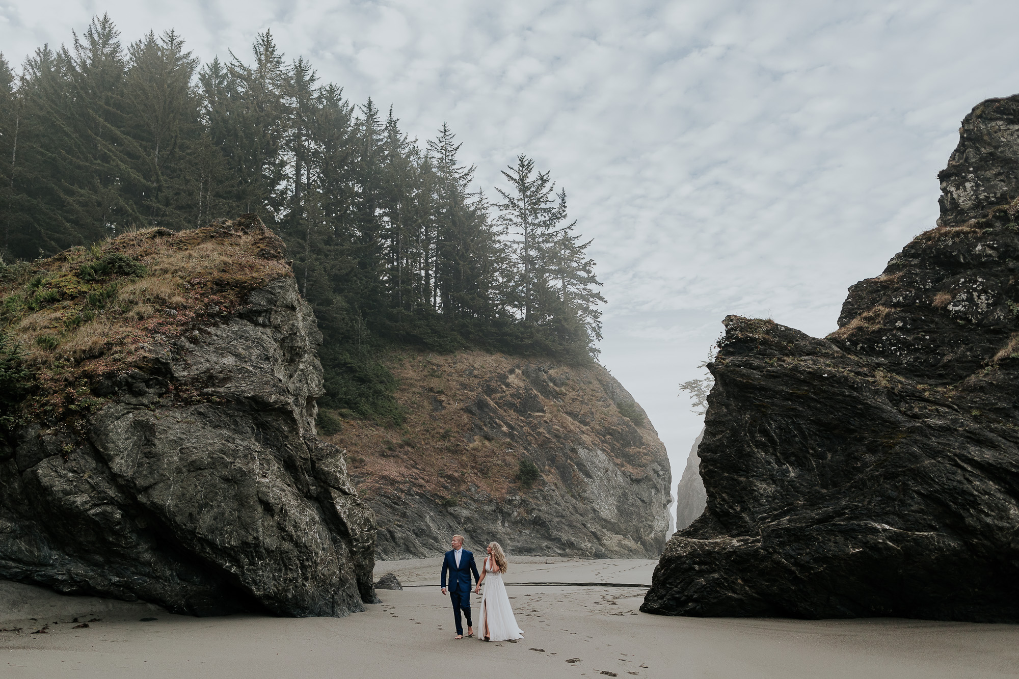 oregon elopement photographer wedding southern coast