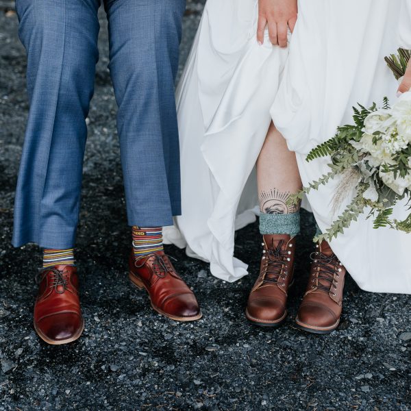 elopement boots seward alaska wedding photographer
