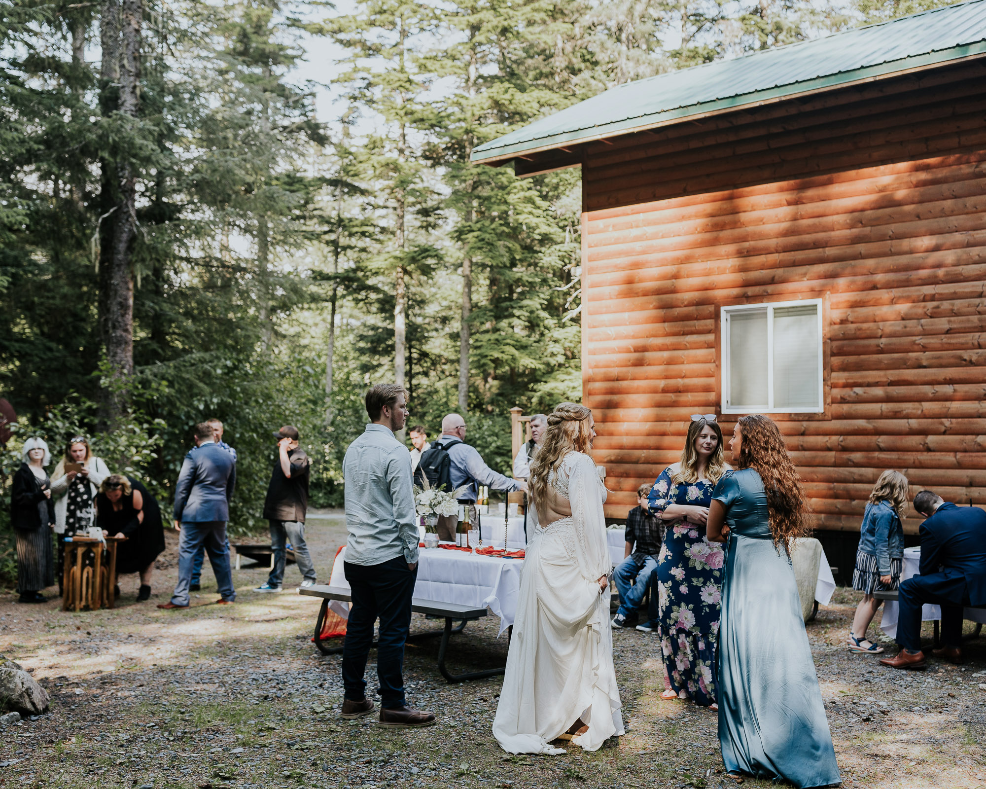 cabin elopement in seward alaska wedding photographer